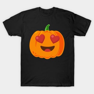 Pumpkin Heart Eyes T-Shirt